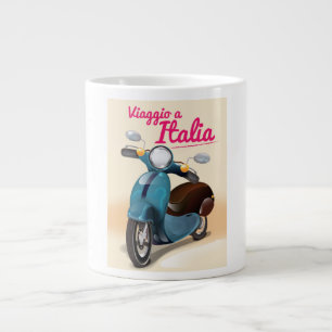 Taza De Café Gigante Cartel de viaje a Italia