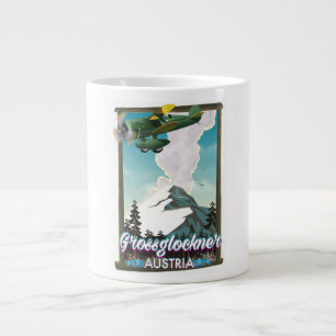 Taza De Café Gigante Cartel de viaje austriaco del monte Grossglockner