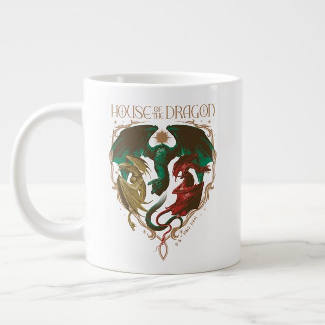 Taza De Café Gigante Casa del Dragón | Dragon Shield (Izquierda)