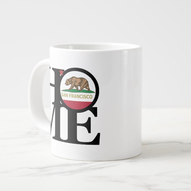 Taza De Café Gigante CASA San Francisco Jumbo Café Mug 20oz (Izquierda)
