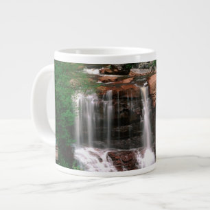 Taza De Café Gigante Cascadas de Blackwater, Virginia Occidental, pinto