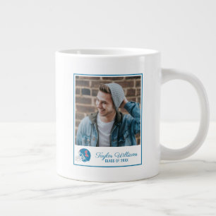 Taza De Café Gigante Casco de fútbol Ole Miss   Azul claro