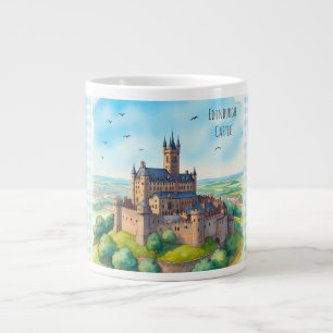 Taza De Café Gigante Castillo de Edimburgo Escocia, Skotlandia