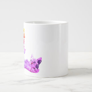 Taza De Café Gigante Cat/coffee Specialty Mug