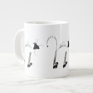Taza De Café Gigante Cat Skeleton
