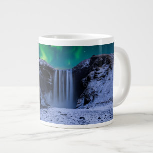 Taza De Café Gigante Cataratas Cascada Skógafoss
