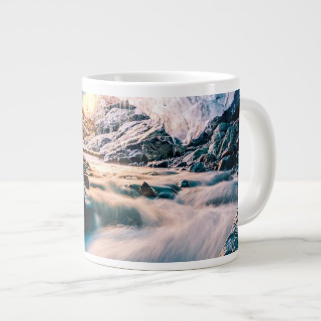 Taza De Café Gigante Cataratas | Glaciar Vatnajokull, Islandia oriental (Derecha)