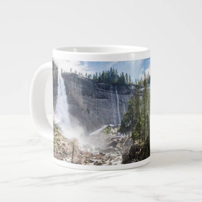 Taza De Café Gigante Cataratas | Nevada Fall, Yosemite, CA (Izquierda)