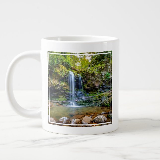 Taza De Café Gigante Cataratas | Parque nacional de la montaña Smokey (Izquierda)