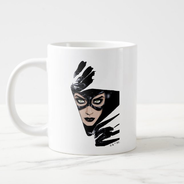 Taza De Café Gigante Catwoman The Claws Are Out Cover Illustration (Izquierda)