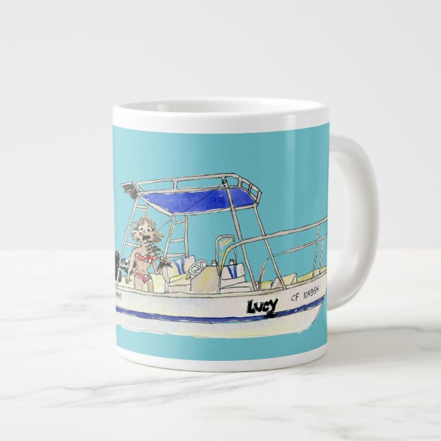 Taza De Café Gigante CEAN de reconocimiento (Derecha)