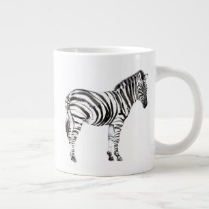 Taza De Café Gigante Cebra permanente