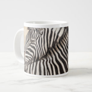 Taza De Café Gigante Cebras de Burchell haciendo cuello
