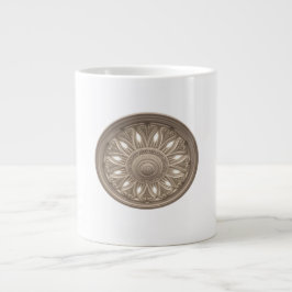 Taza De Café Gigante Ceiling Rosette with LED Uplighting