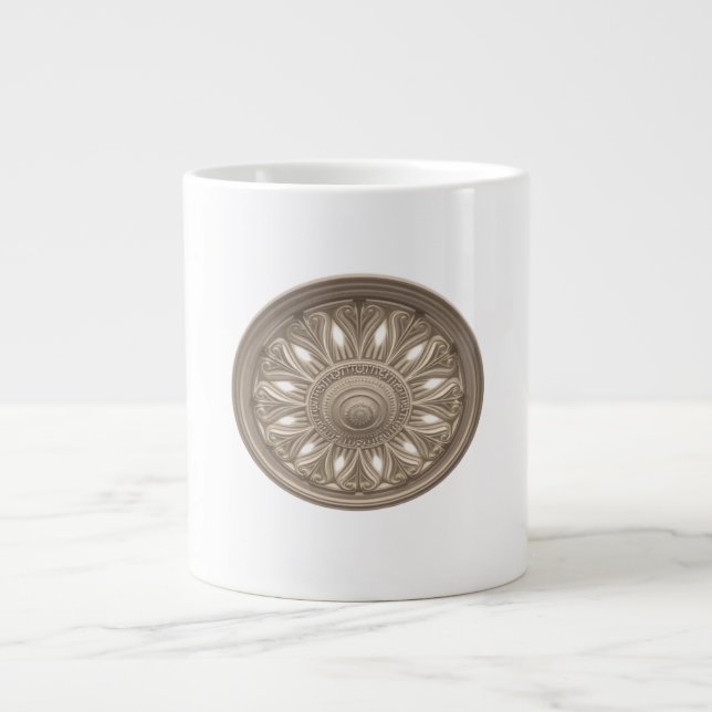 Taza De Café Gigante Ceiling Rosette with LED Uplighting (Frente)