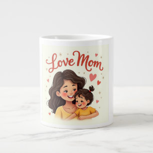 Taza De Café Gigante Celebra el amor de mamá con un acogedor