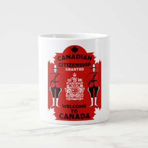 Taza De Café Gigante Celebración de la ciudadanía canadiense