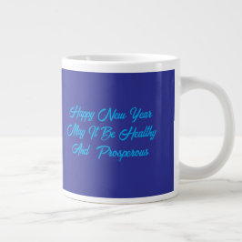Taza De Café Gigante Celebración de Nochevieja El Año Viejo