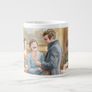 Taza De Café Gigante Celebrando la felicidad de Mary y Tom en TOBS