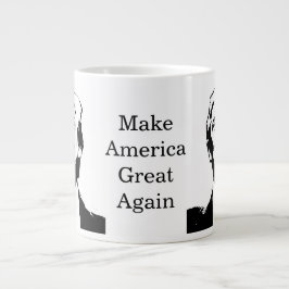 Taza De Café Gigante Celebrate America 250 and President Trump #12