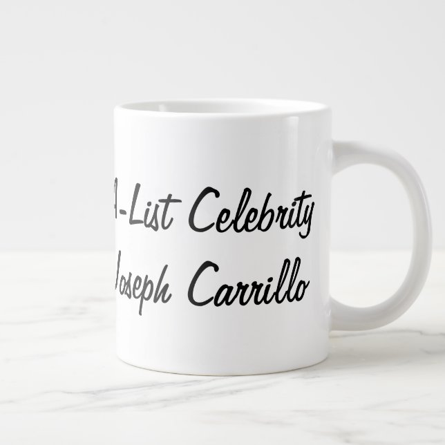Taza De Café Gigante Celebridad Joseph Carrillo (Derecha)