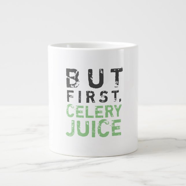Taza De Café Gigante Celery Juice Mug (Frente)
