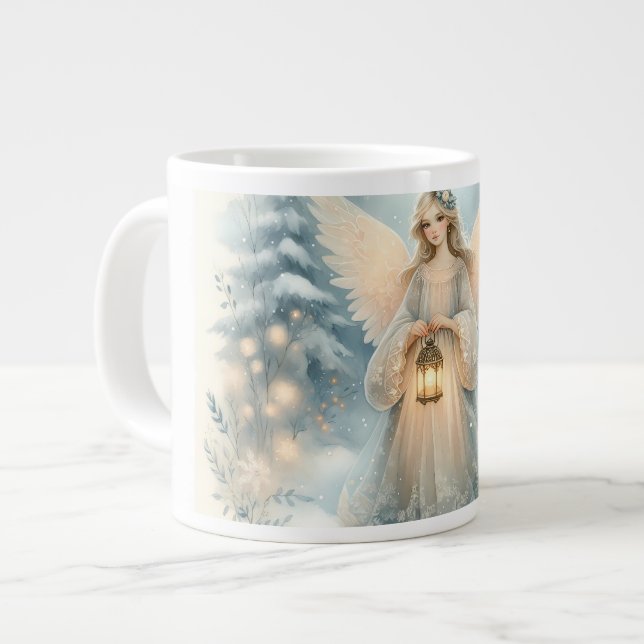 Taza De Café Gigante Celestial Winter Angel Lantern of Grace (Izquierda)