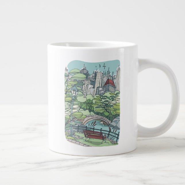 Taza De Café Gigante Central Park| Nueva York, Nueva York (Derecha)