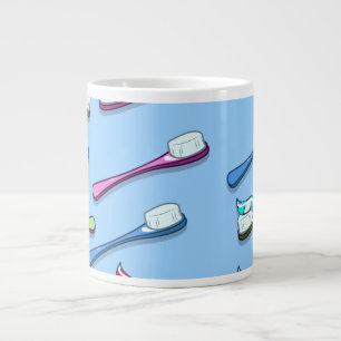 Taza De Café Gigante Cepillos de dientes