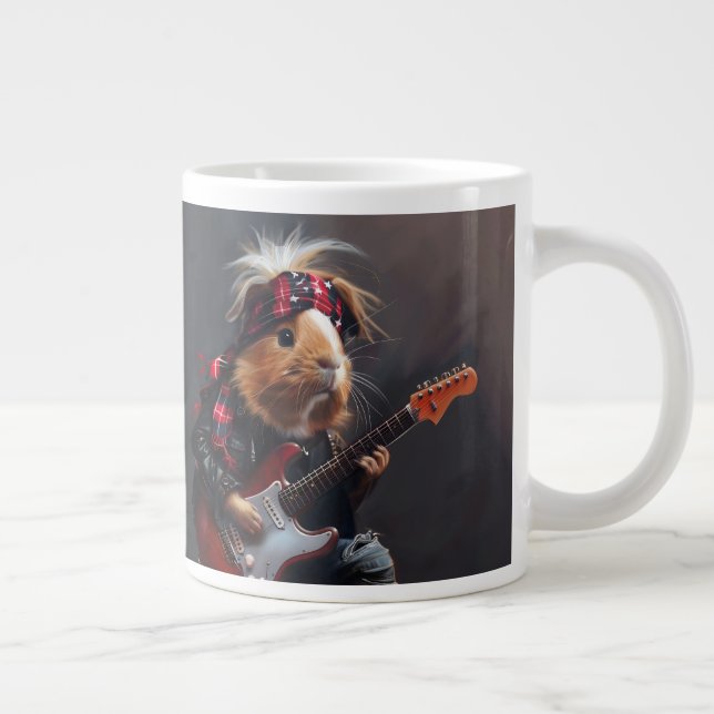 Taza De Café Gigante Cerdo de Rock n Roll (Derecha)