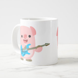 Taza De Café Gigante Cerdo Jumbo Mug, un Personalizado de Rockin