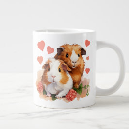 Taza De Café Gigante Cerdos de Love Guinea