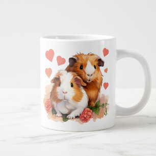 Taza De Café Gigante Cerdos de Love Guinea