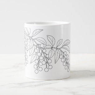 Taza De Café Gigante Cereza negra - serotina de Prunus