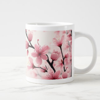 Taza De Café Gigante cerezo en flor mug