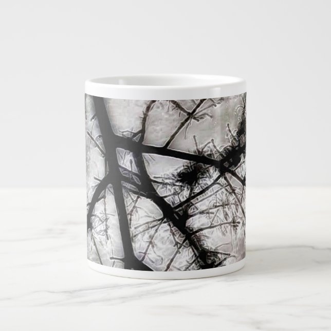 Taza De Café Gigante Cerrando (Frente)