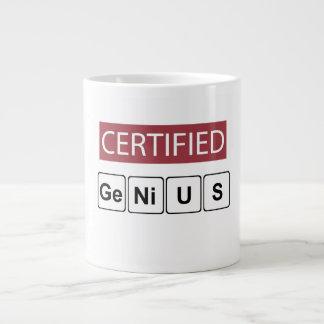 Taza De Café Gigante Certified Genius