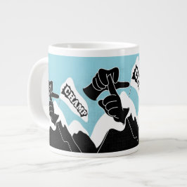 Taza De Café Gigante Champ - Diseño ASL