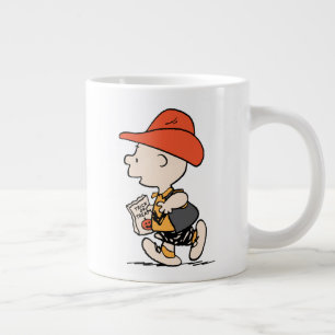 Taza De Café Gigante Charlie Brown vaquero Halloween