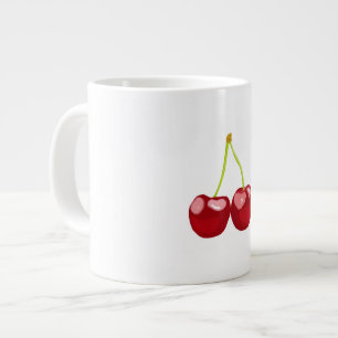 Taza De Café Gigante Cherries