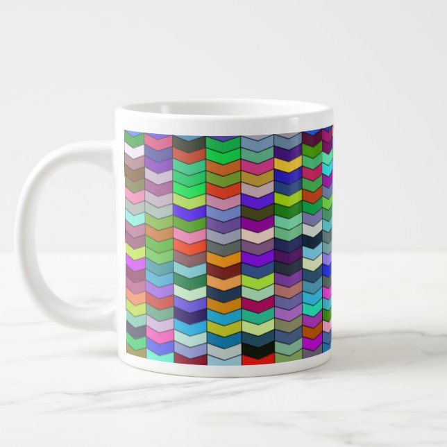 Taza De Café Gigante Chevrons 20oz Mug (Izquierda)