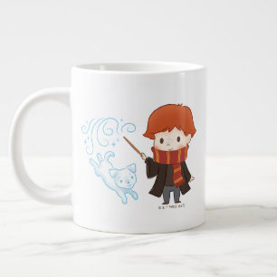 Taza De Café Gigante Chibi Ron Weasley Patronus