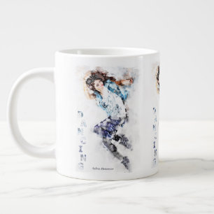 Taza De Café Gigante Chica bailarín 2