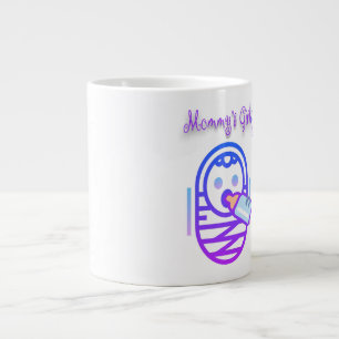 Taza De Café Gigante Chica de mamá - Jumbo Mug