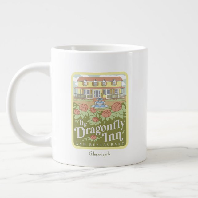 Taza De Café Gigante Chicas Gilmore | El restaurante Dragonfly Inn & Re (Izquierda)
