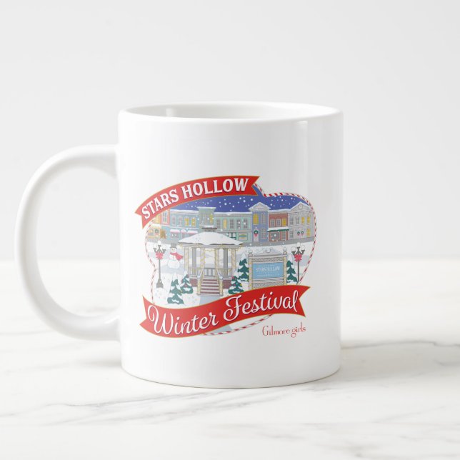 Taza De Café Gigante Chicas Gilmore | Festival de Invierno Stars Hollow (Izquierda)