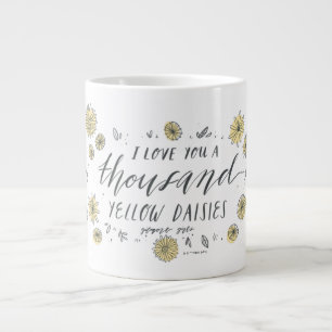 Taza De Café Gigante Chicas Gilmore Mil Daisies Amarillos