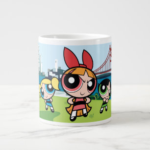 Taza De Café Gigante Chicas poderosos súper fuertes