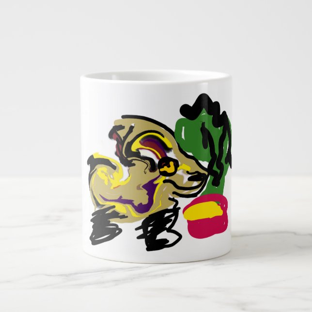 Taza De Café Gigante Chihuahua set (Frente)