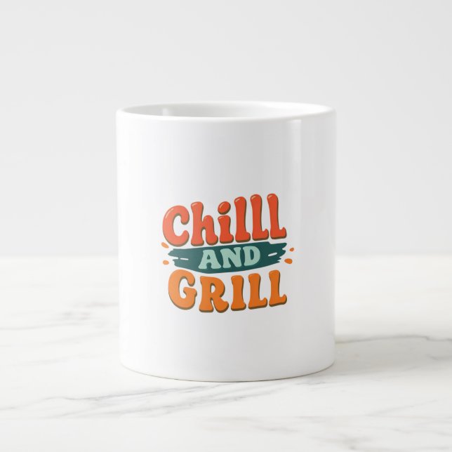 Taza De Café Gigante Chill and Grill (Frente)